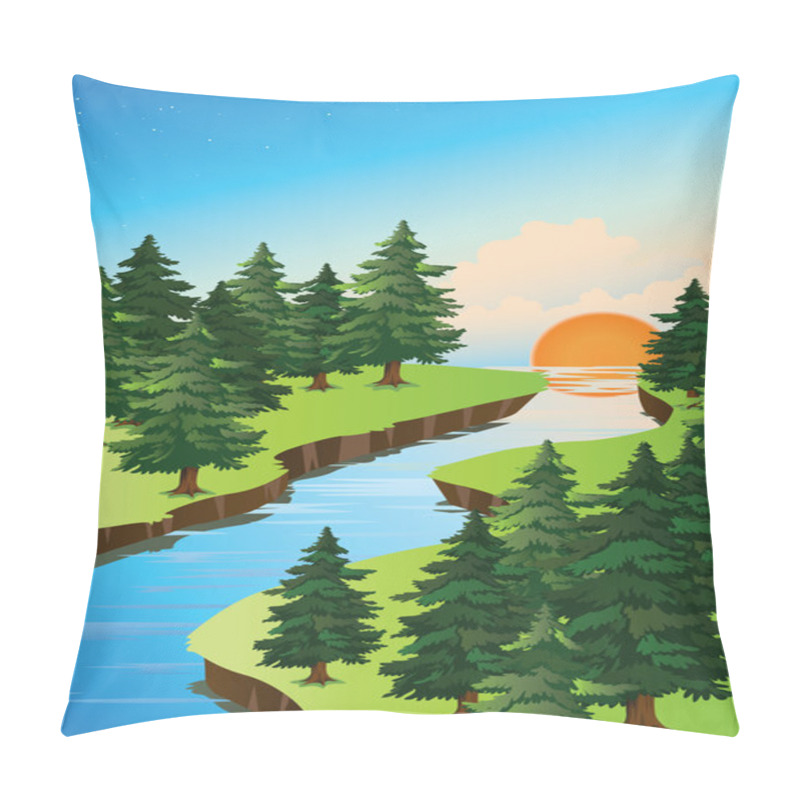 Personality  Nature Scene Pillow Covers