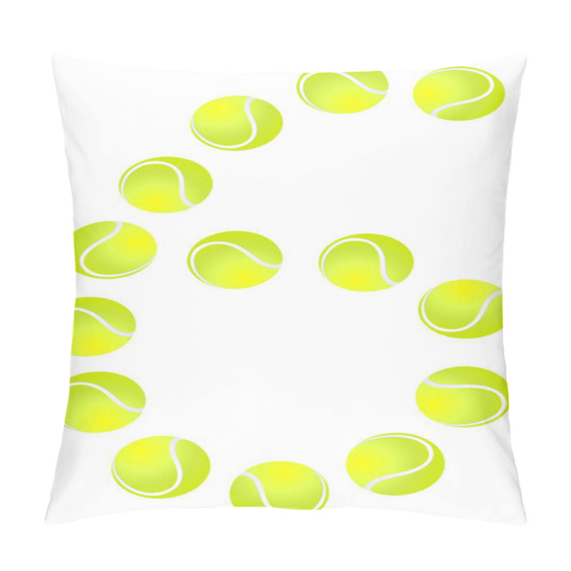 Personality  Tennis Ball Number 6 Pillow Covers