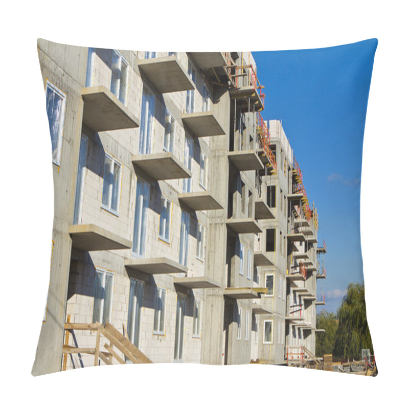 Personality  Construction In Progress. Concrete Construction Apartment. Pillow Covers