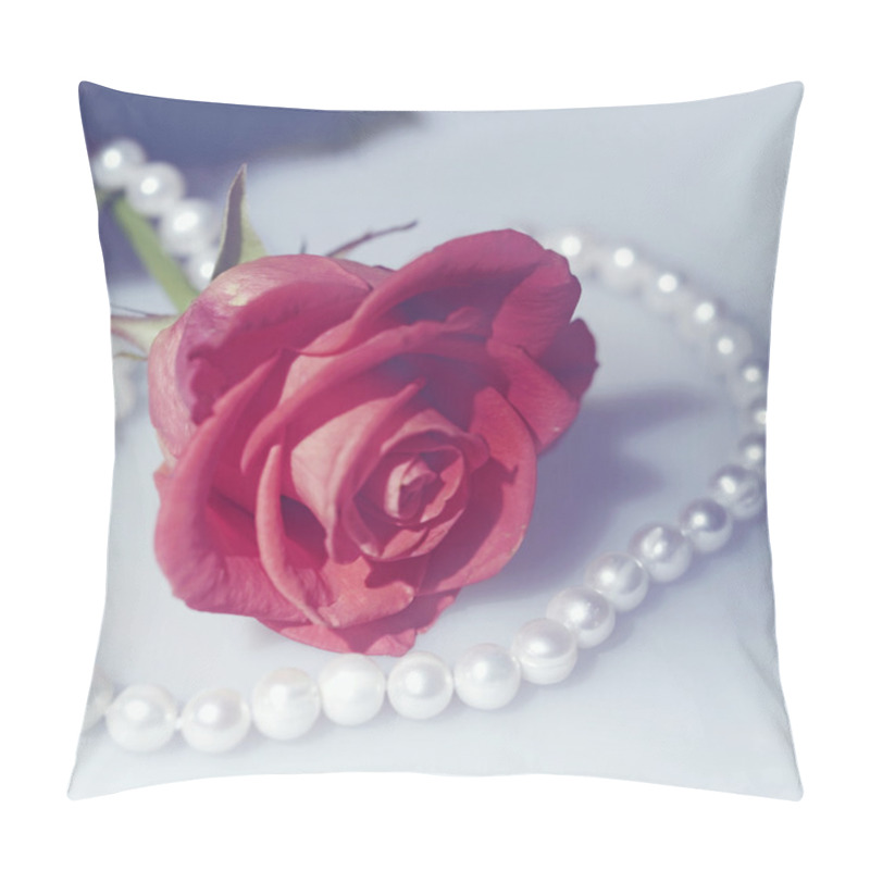 Personality  Cold Rose, Abstract Weddind Backgrounds Pillow Covers