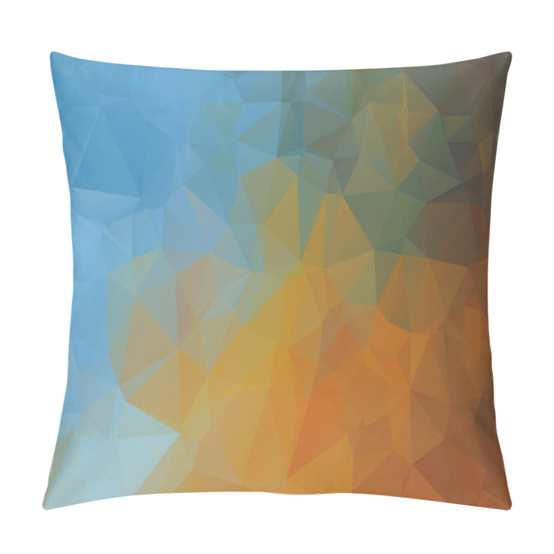 Personality  Abstract Geometric Background With Polygons. Info Graphics Composition With Geometric Shapes.Retro Label Design. Vector Illustration For Business Presentation Pillow Covers