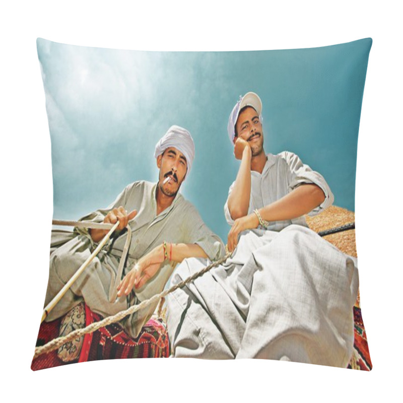 Personality  Funny Egyptian Bedouins Pillow Covers