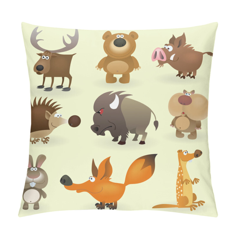 Personality  Wild Animals Set #2 (Forest) Pillow Covers