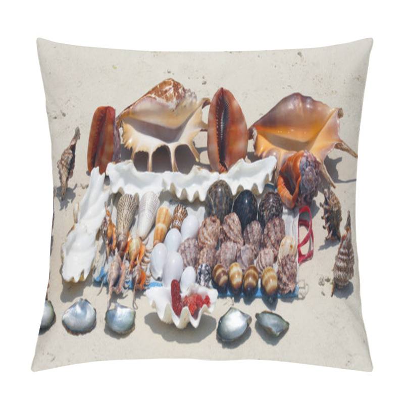 Personality  Seashells In Zanzibar Pillow Covers