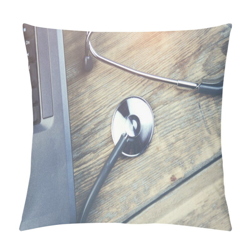 Personality  A medical stethoscope and notebook pillow covers