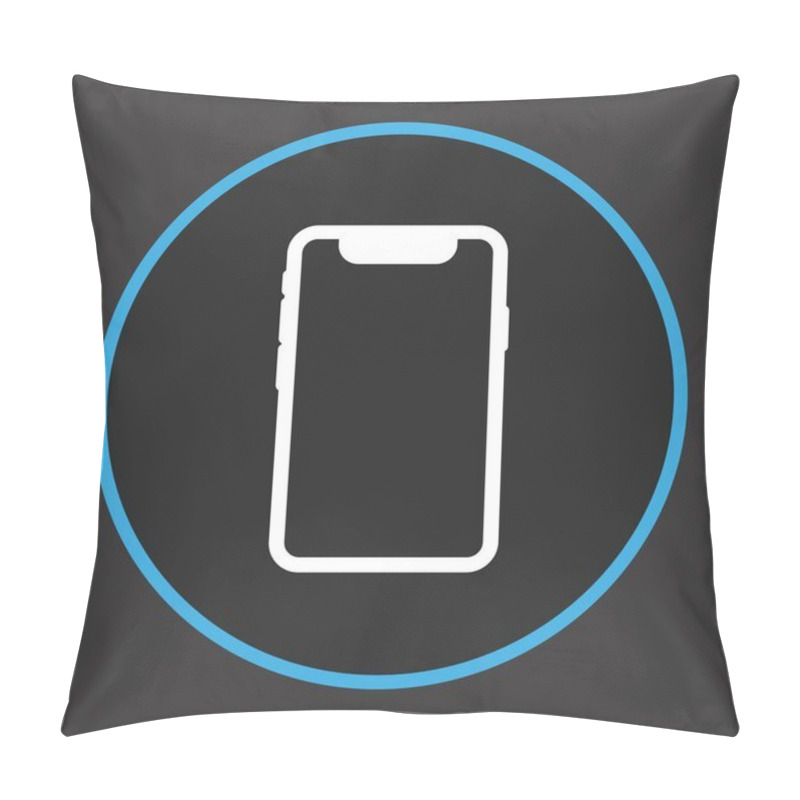 Personality  Mobile Icon For Your Project Pillow Covers