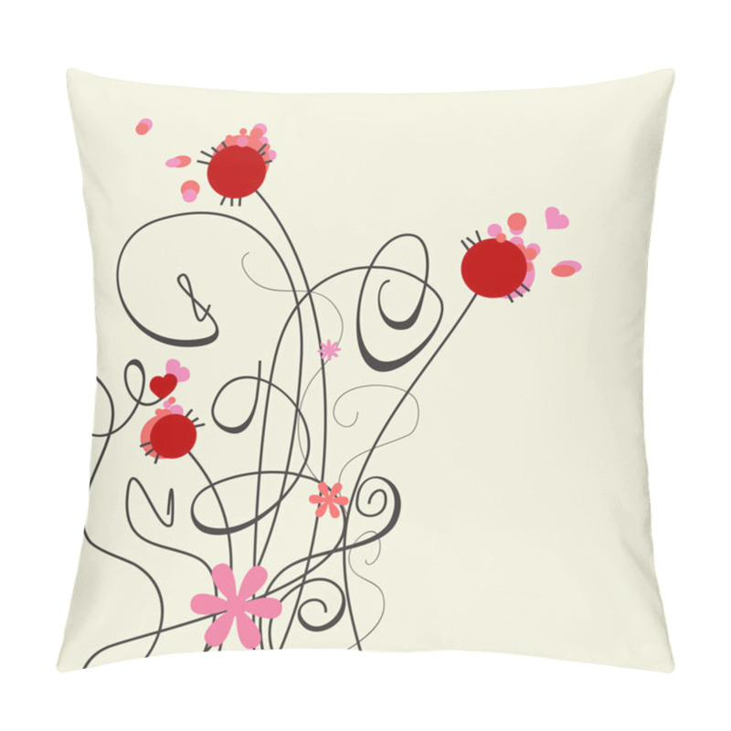 Personality  Cute Graceful Flowers Pillow Covers