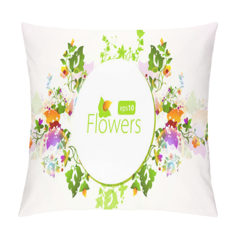 Personality  Floral Background Pillow Covers