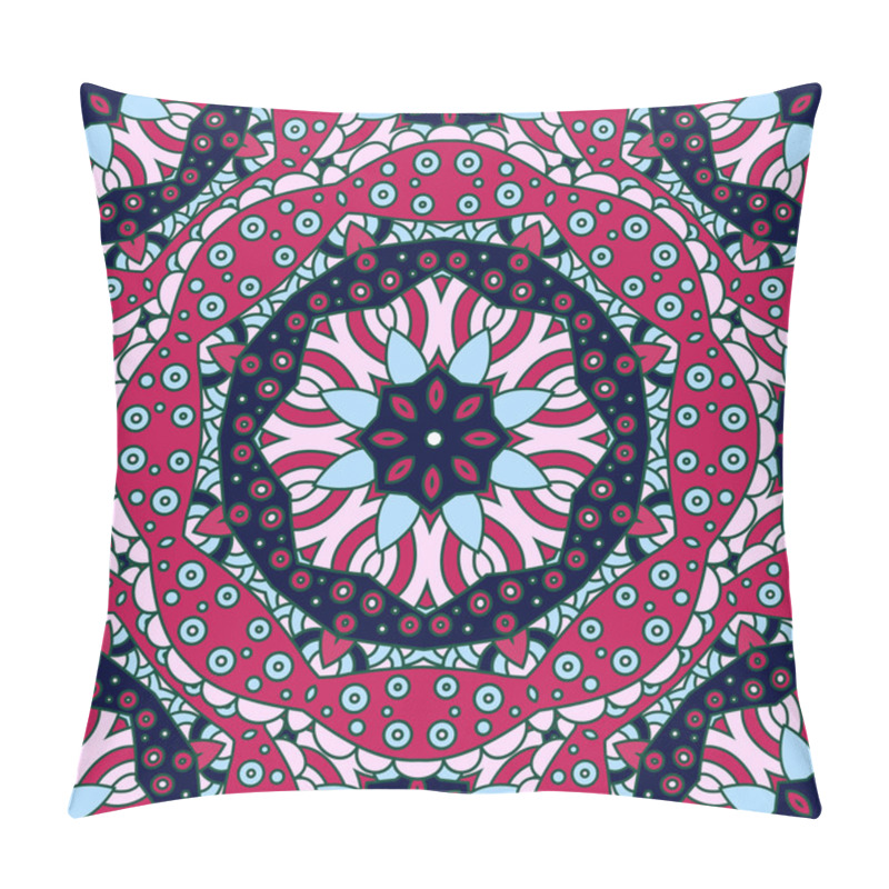 Personality  Seamless  Vector  Background With Mandala. Pillow Covers