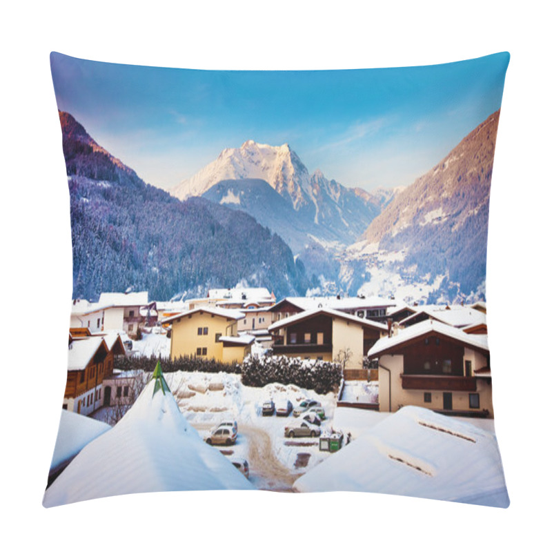 Personality  Mayrhofen Winter Resort In Austria Pillow Covers