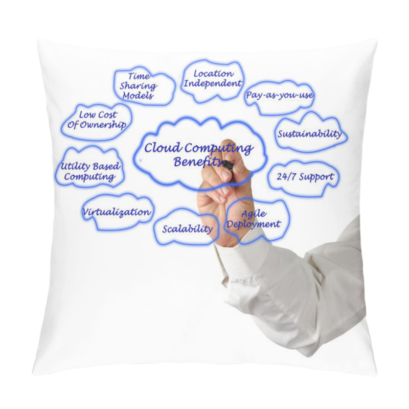 Personality  Cloud Computing Benefits Pillow Covers