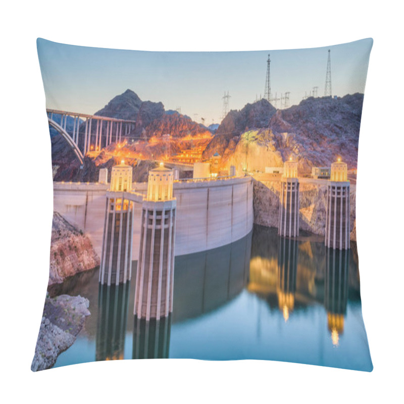 Personality  Hoover Dam, USA Pillow Covers