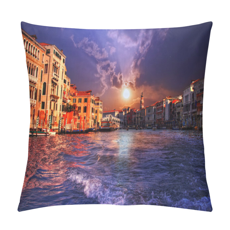 Personality  Venice Grand Canal Pillow Covers