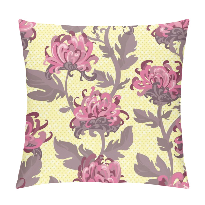 Personality  Seamless Floral Pattern. Pillow Covers