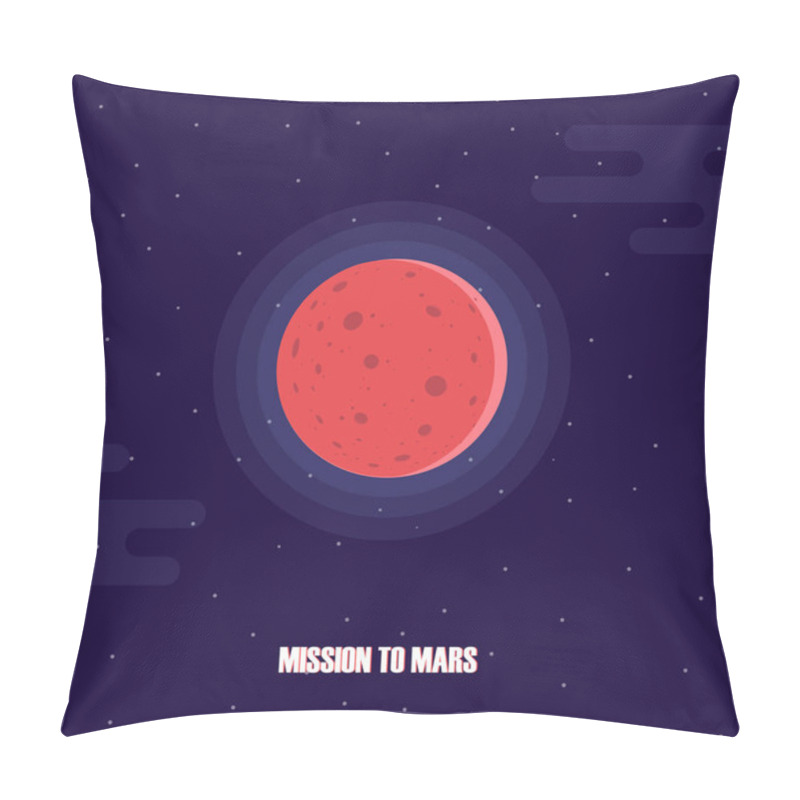 Personality  Mars Planet Exploration. Mission To Mars. Mars Colonization Project. Pillow Covers