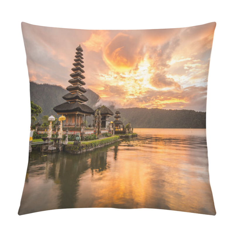 Personality  Pura Ulun Danu Bratan At Bali, Indonesia Pillow Covers