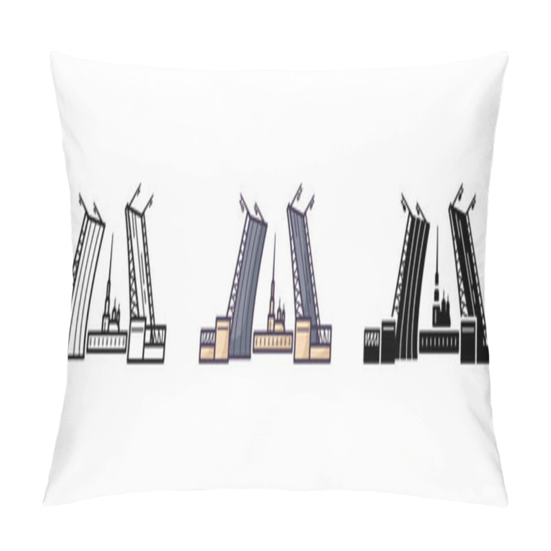 Personality  World Landmarks Icons Pillow Covers