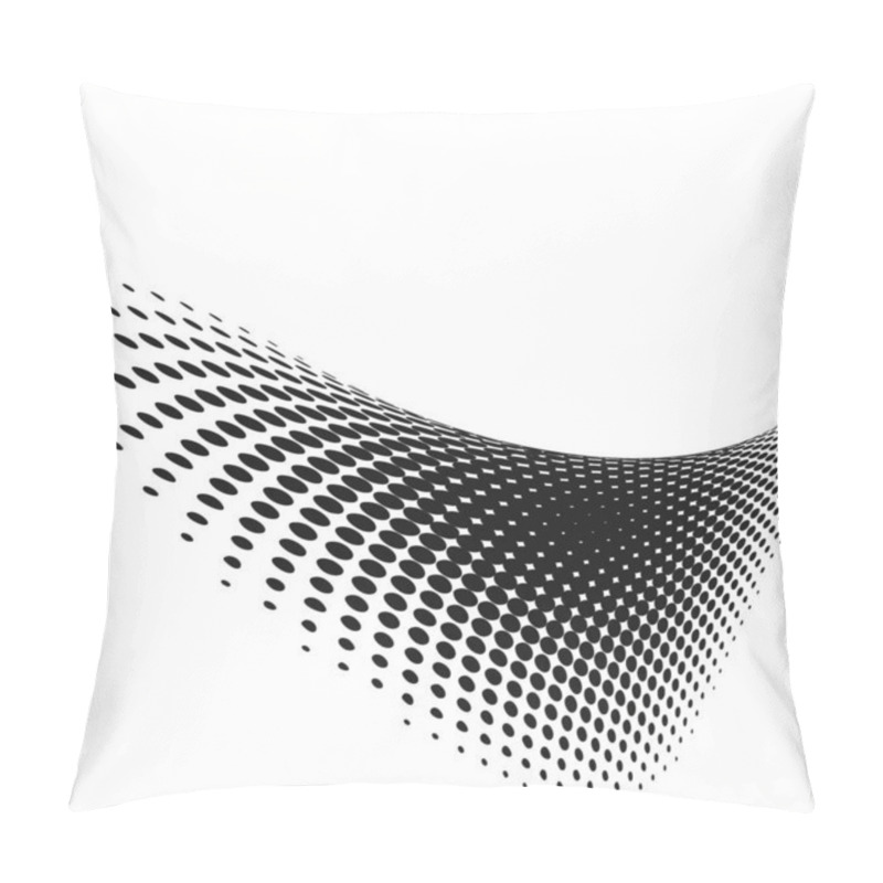 Personality  Abstract Halftone Background.Business Presentation Concept. Pillow Covers