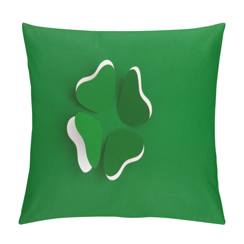 Personality  Patrick Clover Cut From Paper. Greeting Card. Pillow Covers