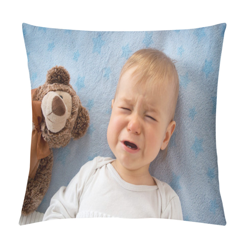 Personality  One Year Old Baby Crying Pillow Covers