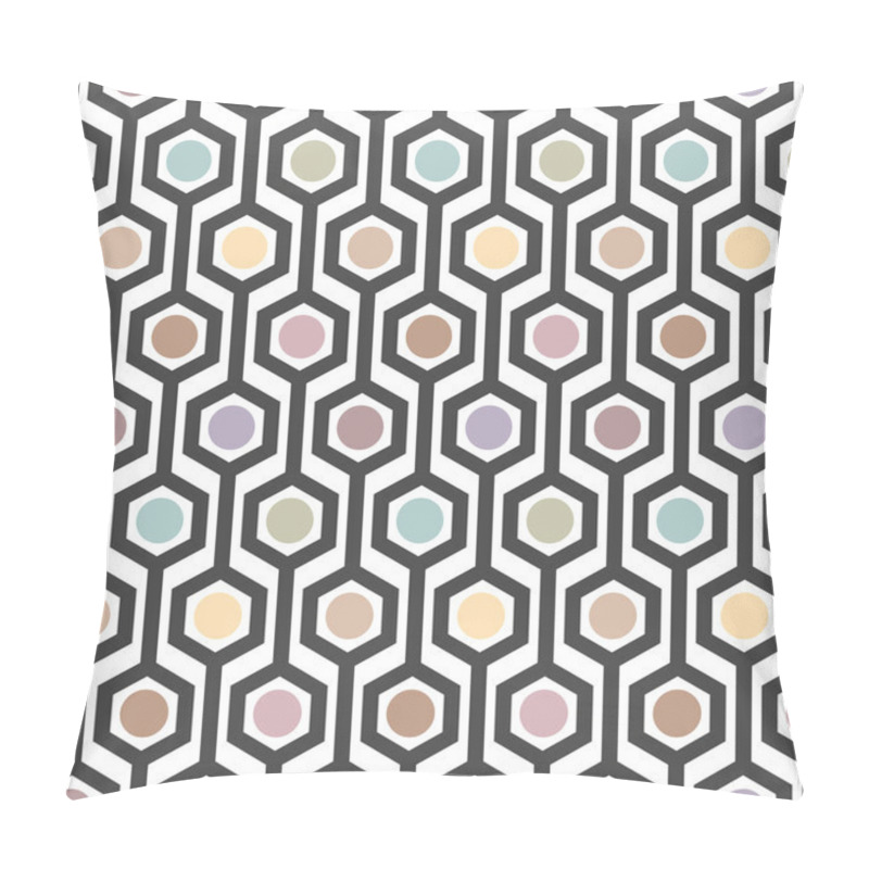 Personality  Hexagon Seamless Pattern Pillow Covers