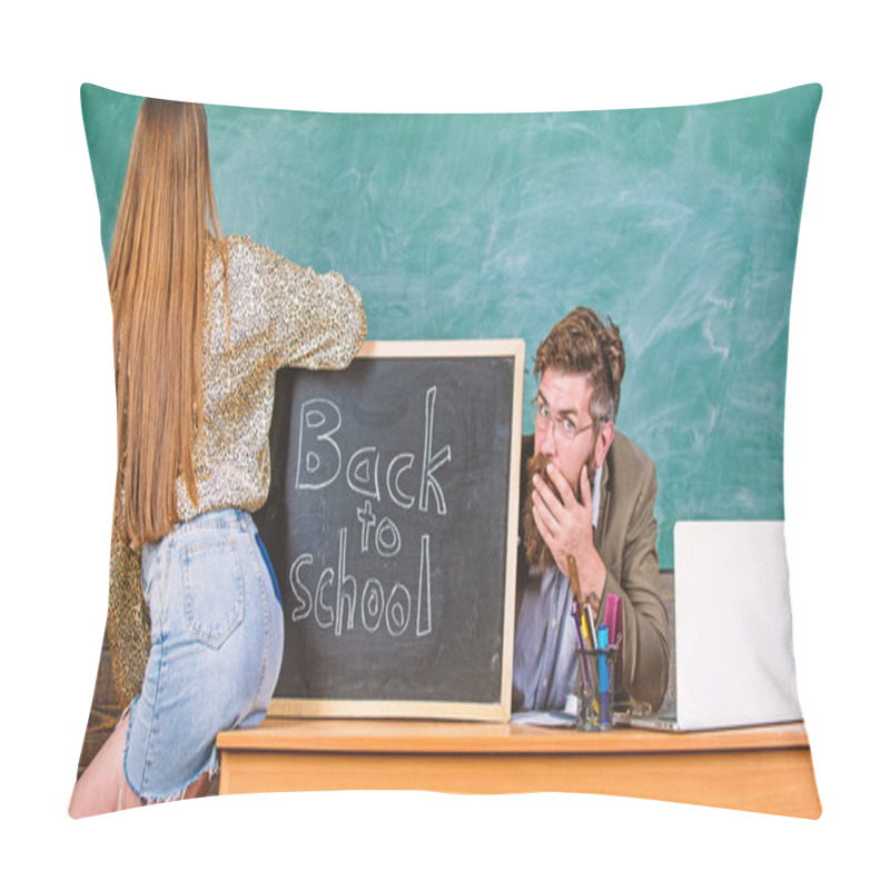 Personality  Breaking Rules. Student Temptress. Student Mini Skirt With Sexy Buttocks Seduces Teacher. School Behaviour Discipline Rules. Teacher Or School Principal Absorbedly Looking Buttocks Sexy Girl Student Pillow Covers