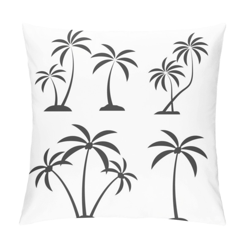 Personality  Coconut Tree Vector, Coconut Tree Illustrations, Coconut Tree Clip Art, Coconut Plant, Plant Silhouette, Tree Vector, Silhouette, Outline Vector, Summer, Summer Elements, Palm Tree, Summer Holiday Pillow Covers