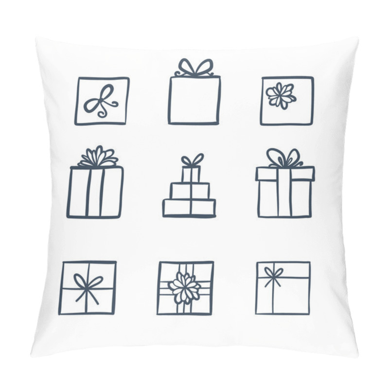 Personality  Hand Drawn Icons Gifts Pillow Covers