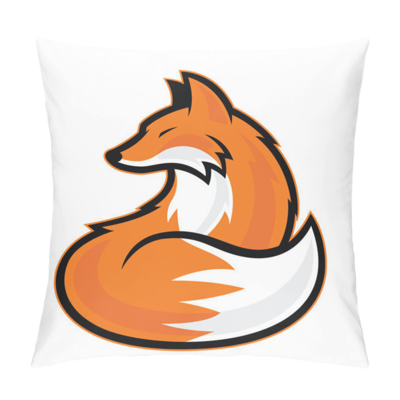 Personality  Fox Mascot Logo Pillow Covers