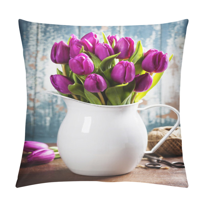 Personality  Spring Tulips Pillow Covers