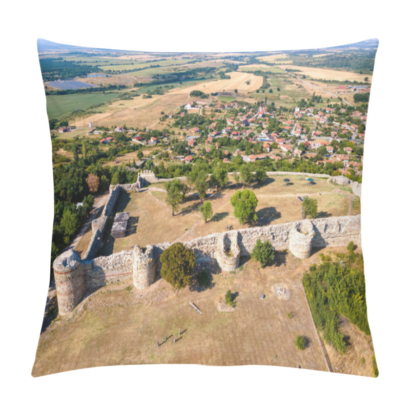 Personality  Aerial View Of Ruins Of Ancient Mezek Fortress, Haskovo Region, Bulgaria Pillow Covers