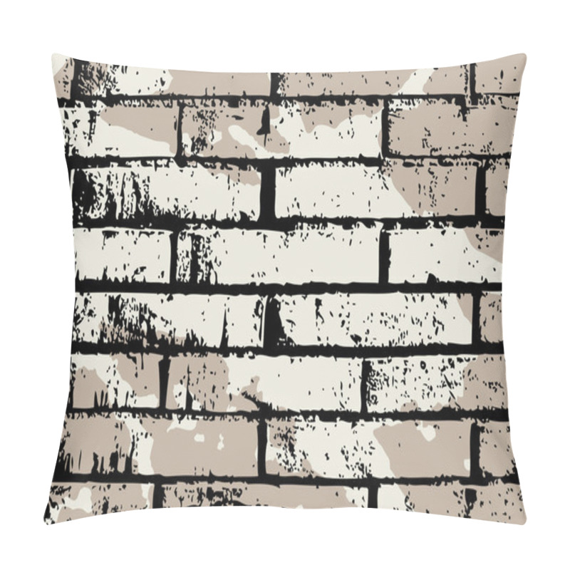 Personality  Wall Brick Pillow Covers