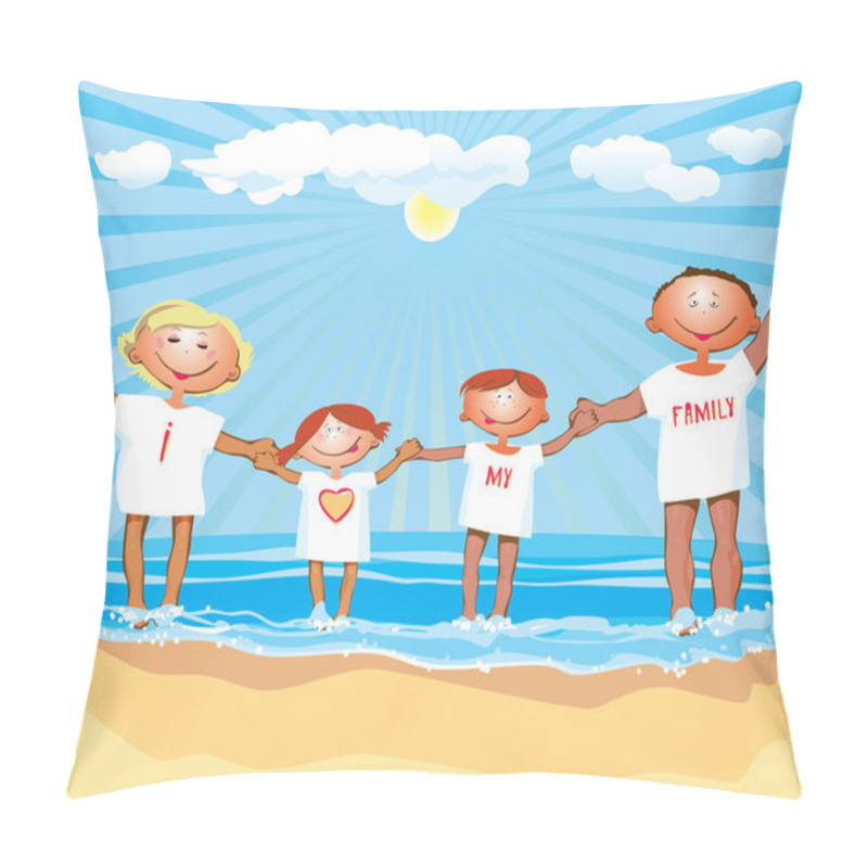 Personality  I Love My Family Pillow Covers