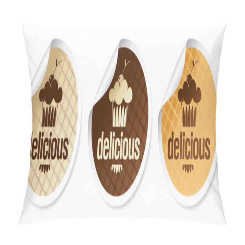 Personality  Delicious Stickers. Pillow Covers