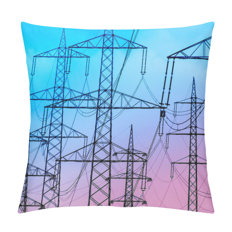 Personality  Current Keys Of A Power Line Pillow Covers