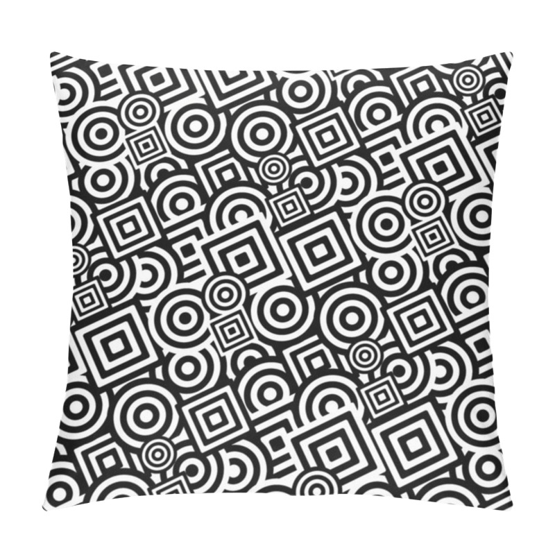 Personality  Seamless Retro Pattern Pillow Covers