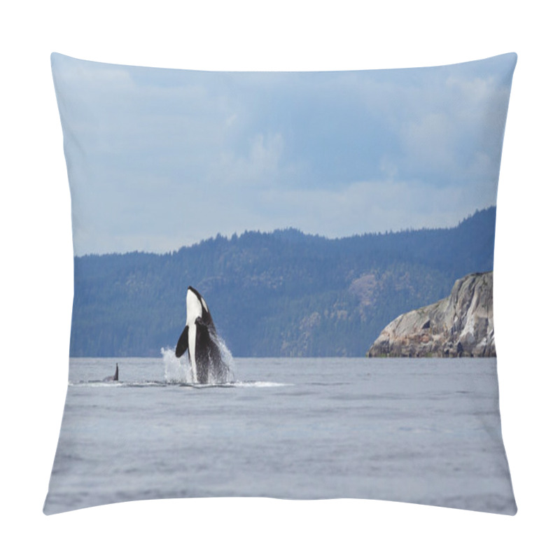 Personality  Jumping Orca Whales  Pillow Covers