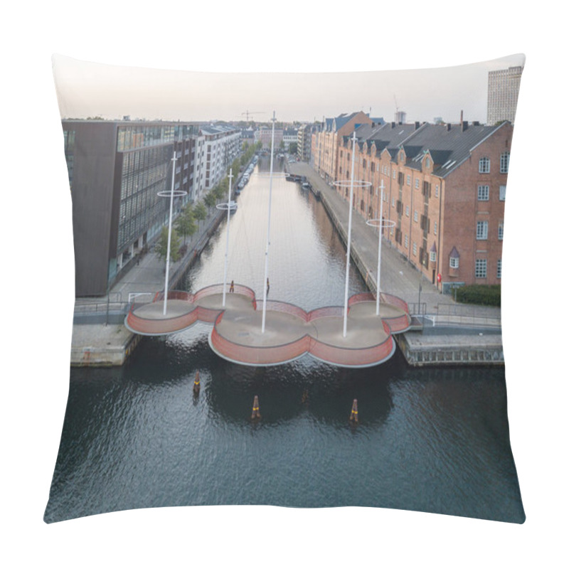 Personality  Circle Bridge In Copenhagen, Denmark Pillow Covers