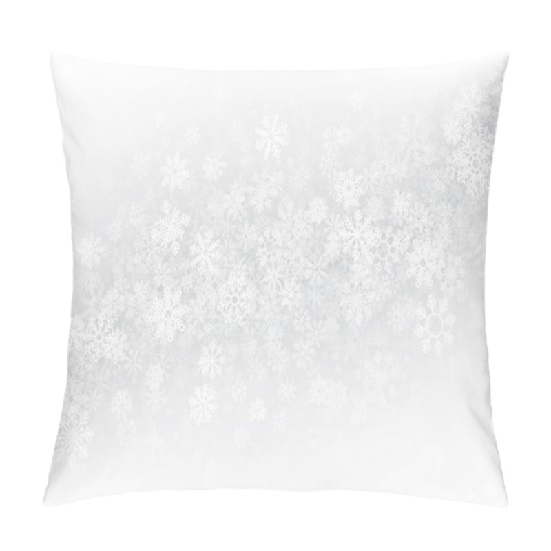 Personality  Winter Blank Background Vector Pillow Covers