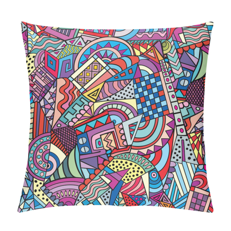 Personality  Geometric Forms Background Pillow Covers