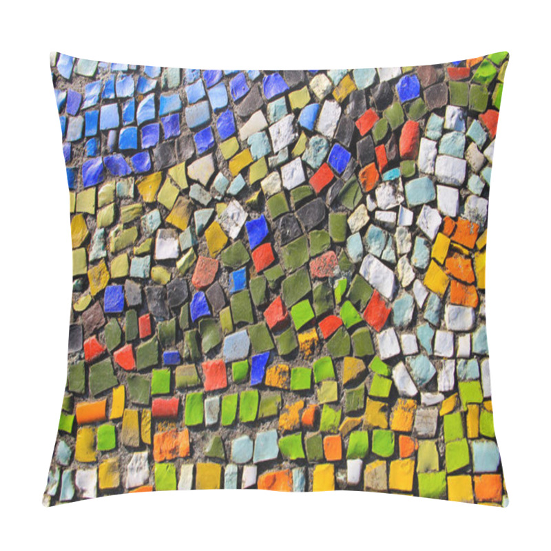 Personality  Mosaic Background. Ceramic Tile Pattern Pillow Covers