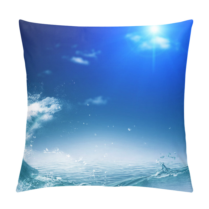 Personality  Deep Blue Sea Pillow Covers