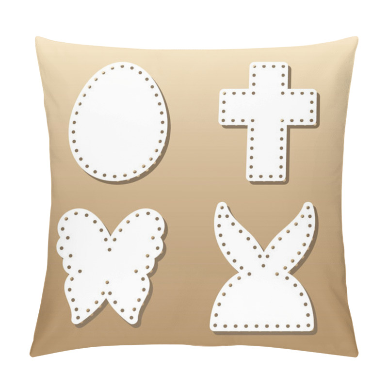 Personality  Easter Laser Cutting Pillow Covers