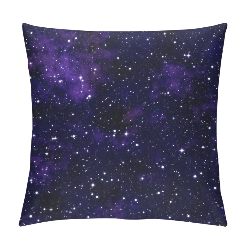 Personality  Seamless Pattern Resembling The Night Sky With Stars Pillow Covers