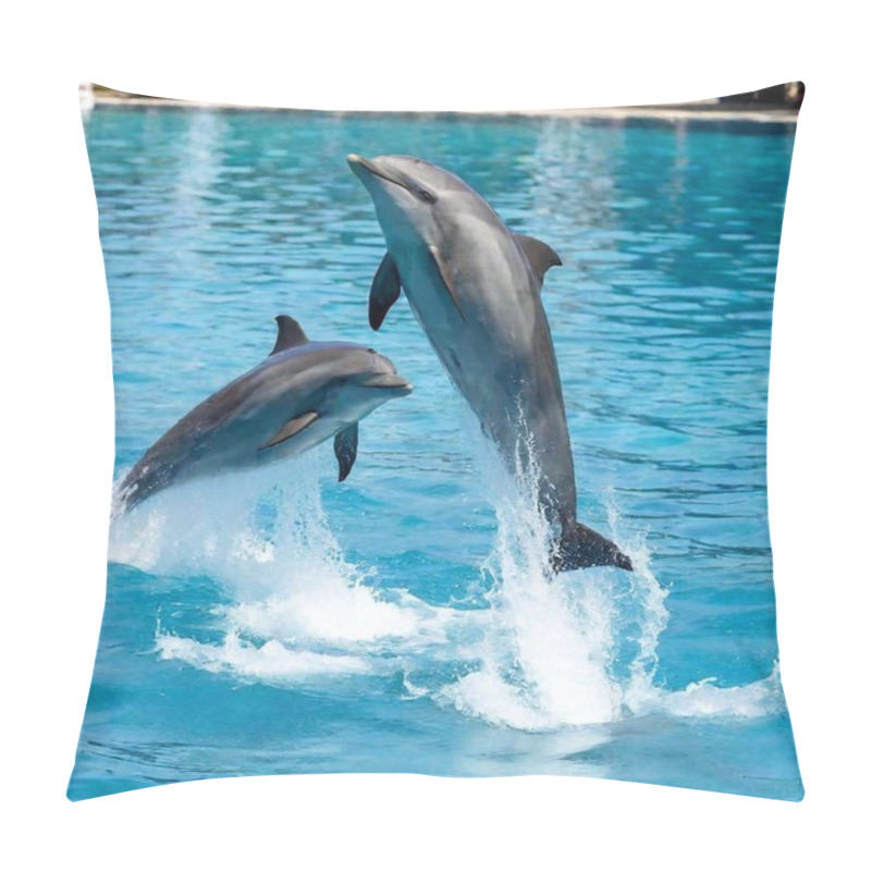 Personality  Dolphin In The Water Pillow Covers