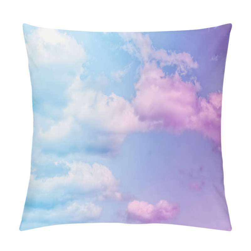 Personality  Dreamy Surreal Sky As Abstract Art, Fantasy Pastel Colours Backg Pillow Covers