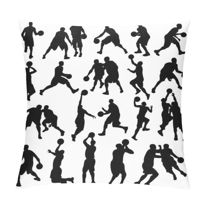 Personality  Basketball, Sport, Athlete, Silhouette Pillow Covers