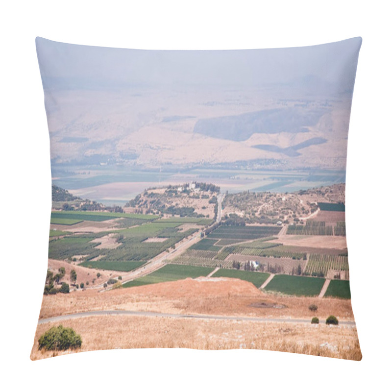 Personality  Agriculture Fields . Landscape Of North Galilee , Israel. Pillow Covers