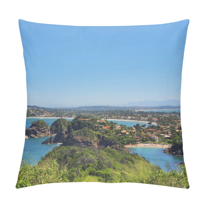 Personality  View Near Ferradurinha Beach In Armacao Dos Buzios In Brazil Pillow Covers