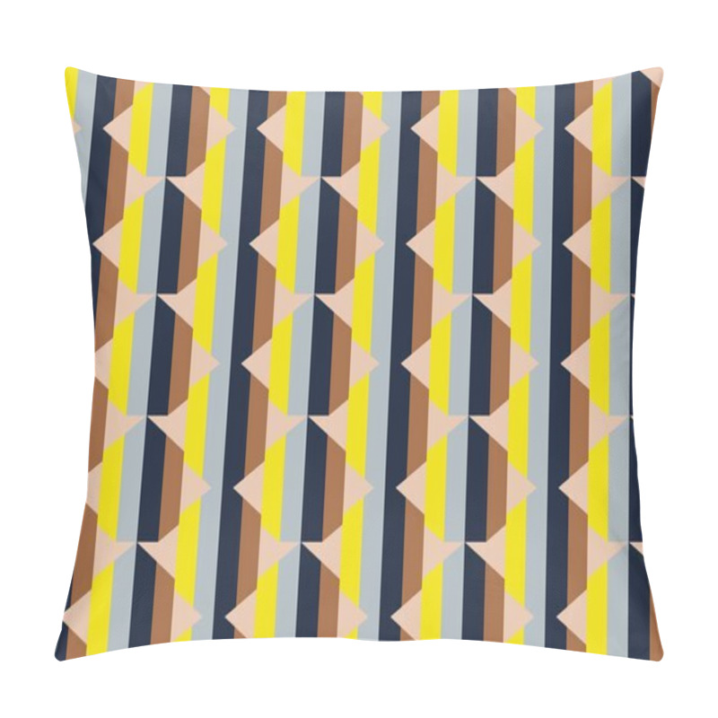 Personality  Abstract Creative Background With Repeated Shapes Pillow Covers